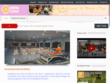 Tablet Screenshot of monkchat.net